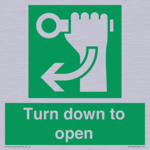 SA11805: Turn down to open