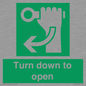 SA11805: Turn down to open