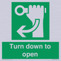 SA11805: Turn down to open