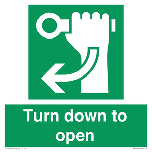 SA11805: Turn down to open