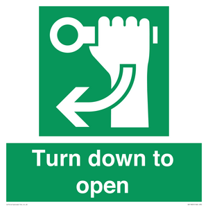 SA11805: Turn down to open