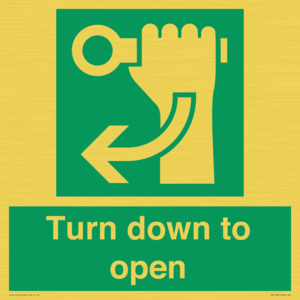 SA11805: Turn down to open