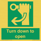 SA11805: Turn down to open