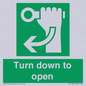 SA11805: Turn down to open