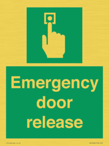 SA13434: Emergency Door Release