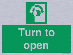 SA16529: Turn (either direction) to open