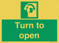 SA16529: Turn (either direction) to open