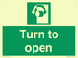 SA16529: Turn (either direction) to open