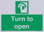 SA16529: Turn (either direction) to open