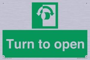 SA16529: Turn (either direction) to open