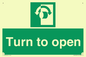 SA16529: Turn (either direction) to open