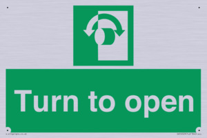 SA16529: Turn (either direction) to open