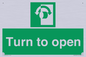 SA16529: Turn (either direction) to open