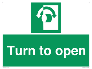 SA16529: Turn (either direction) to open