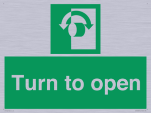 SA16529: Turn (either direction) to open