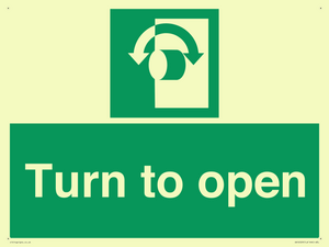 SA16529: Turn (either direction) to open