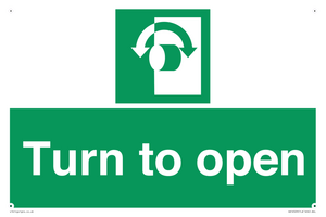 SA16529: Turn (either direction) to open