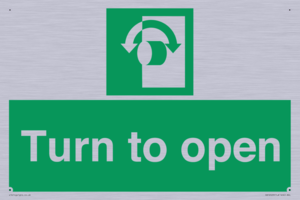SA16529: Turn (either direction) to open