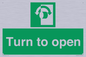SA16529: Turn (either direction) to open