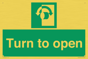 SA16529: Turn (either direction) to open