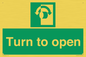 SA16529: Turn (either direction) to open