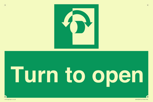 SA16529: Turn (either direction) to open