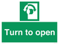 SA16529: Turn (either direction) to open