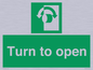 SA16529: Turn (either direction) to open