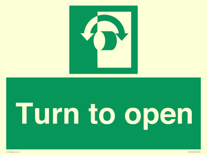 SA16529: Turn (either direction) to open