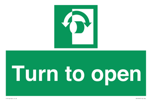SA16529: Turn (either direction) to open