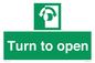 SA16529: Turn (either direction) to open