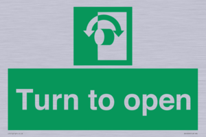 SA16529: Turn (either direction) to open