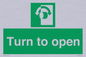 SA16529: Turn (either direction) to open
