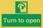 SA16529: Turn (either direction) to open