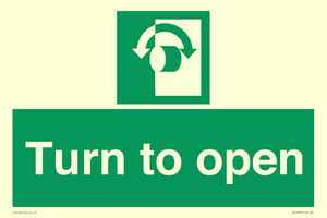 SA16529: Turn (either direction) to open