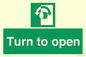 SA16529: Turn (either direction) to open