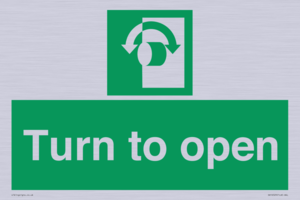 SA16529: Turn (either direction) to open
