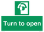 SA16529: Turn (either direction) to open