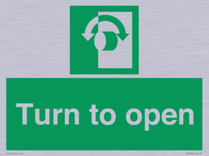 SA16529: Turn (either direction) to open