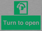 SA16529: Turn (either direction) to open