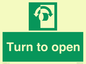 SA16529: Turn (either direction) to open