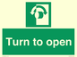 SA16529: Turn (either direction) to open