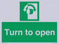 SA16529: Turn (either direction) to open