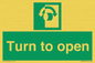 SA16529: Turn (either direction) to open