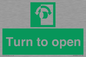 SA16529: Turn (either direction) to open