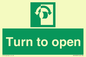 SA16529: Turn (either direction) to open