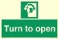 SA16529: Turn (either direction) to open