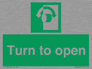 SA16529: Turn (either direction) to open