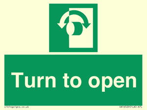 SA16529: Turn (either direction) to open