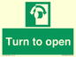 SA16529: Turn (either direction) to open